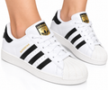 🖤🤍 Adidas Superstar Classic Sneakers – White & Black 👟✨