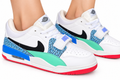 ❤️💎 Air Jordan Legacy Multicolor Low-Top Sneakers – White, Blue & Mint